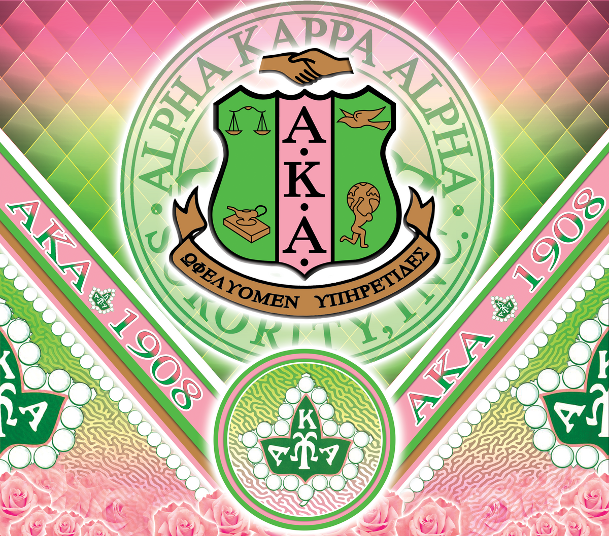 Alpha Kappa Alpha Sorority, Inc. – Premium AKA 1908 Design
