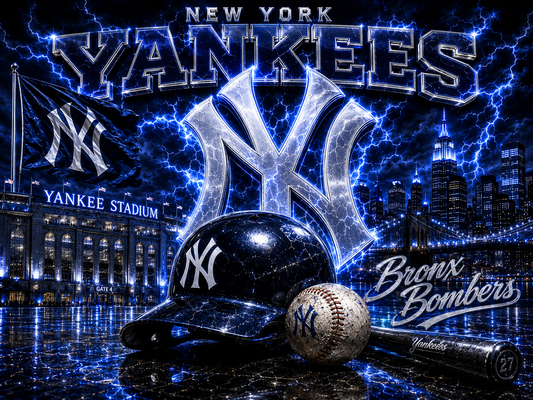 New York Yankees 20oz Skinny Tumbler – Stainless Steel